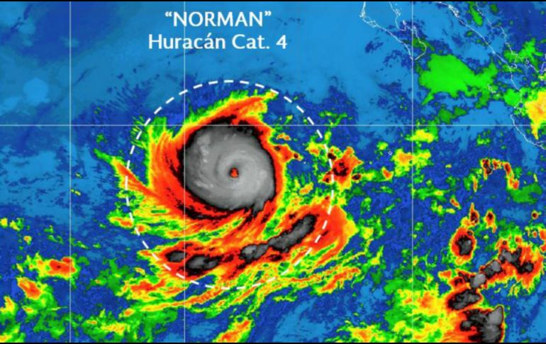 El ciclón se localiza a 990 kilómetros al oeste-suroeste de Cabo San Lucas, Baja California Sur y a 725 kilómetros al oeste de Isla Socorro, Colima. TWITTER / conagua_clima