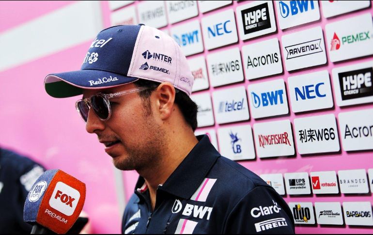 ''Esperamos tener un coche competitivo, como el que tuvimos en Spa (Bélgica, la semana pasada)'', dijo el piloto tapatío, en espera de el buen resultado o incluso superarlo el próximo domingo. TWITTER / @ForceIndiaF1