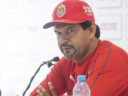 ''Mi cabeza no está viendo, pensando en un refuerzo. Estoy pensando en mejorar el funcionamiento colectivo (…) Si viene (Fabián), bienvenido, de lo contrario también, estamos bien'', dijo Cardozo. MEXSPORT / C. De Marchena