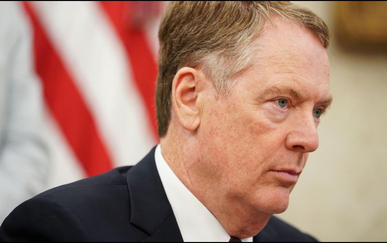 ''Las negociaciones continúan'', indicó en un comunicado un portavoz de la Oficina del Representante de Comercio Exterior de EU, encabezada por Robert Lighthizer. AFP / ARCHIVO