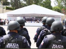 El gobernador Héctor Astudillo Flores destacó durante la ceremonia la labor de Almazán Cervantes. TWITTER/@HectorAstudillo