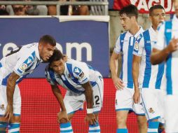 El fallo de Moreno fue aprovechado por el Eibar para anotar el gol del triunfo. EFE