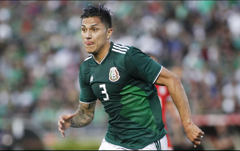 La dirección de selecciones nacionales no ofrece detalles sobre la gravedad de la lesión que sufre el defensa. MEXSPORT/ARCHIVO