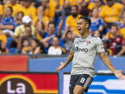 En una gran acción individual, Andrade definió al primer palo de la portería defendida por Nahuel Guzmán. MEXSPORT/J. Martínez