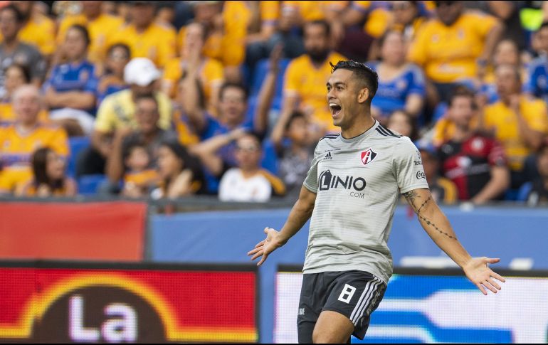 En una gran acción individual, Andrade definió al primer palo de la portería defendida por Nahuel Guzmán. MEXSPORT/J. Martínez