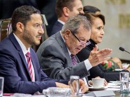 Muñoz Ledo sostuvo que este es un parlamento abierto a las necesidades y a la participación de la gente. NTX/J. Pazos