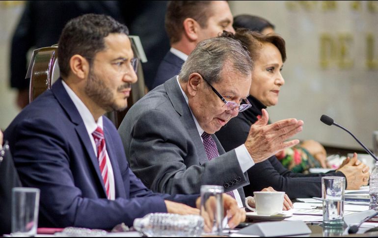 Muñoz Ledo sostuvo que este es un parlamento abierto a las necesidades y a la participación de la gente. NTX/J. Pazos