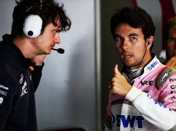 Pérez demostro su habilidad en un mano a mano con Sebastian Vettel, de Ferrari. TWITTER/ForceIndiaF1