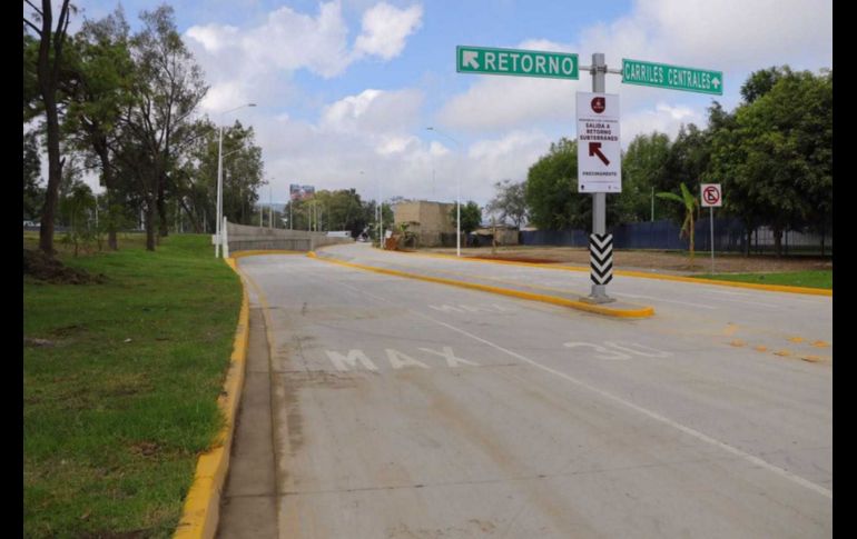 El crucero forma parte de las obras que el gobierno realiza en Periférico. ESPECIAL/SIOP