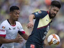 Oribe Peralta abrió el marcador para las Águilas al 29'. MEXSPORT/O. Aguilar