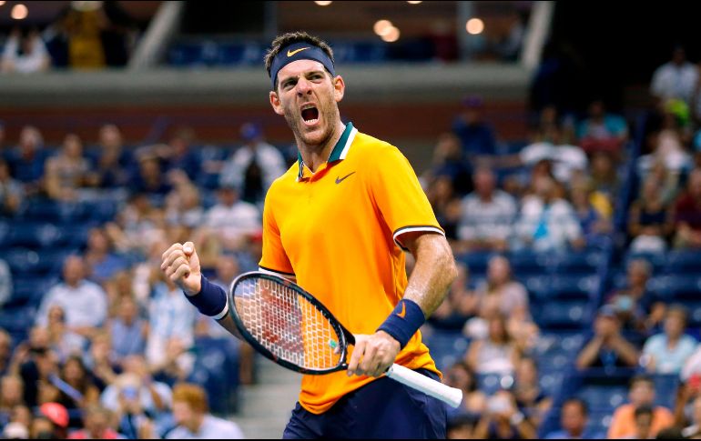 Del Potro brilló con su saque y estuvo dominante desde el fondo para ganar a Coric por 6-4, 6-3, 6-1 en dos horas y cinco minutos de juego. AFP / E. Munoz