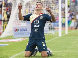 Mateus Uribe consiguió el 2-0 definitivo para sellar la victoria de las Águilas. MEXSPORT