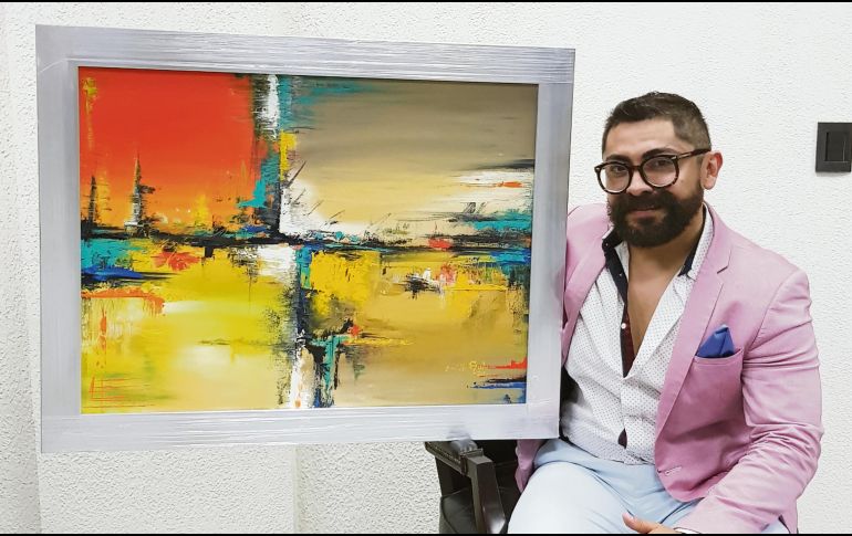 El artista, listo para mostrar una obra íntima y personal. EL INFORMADOR / J. Pérez