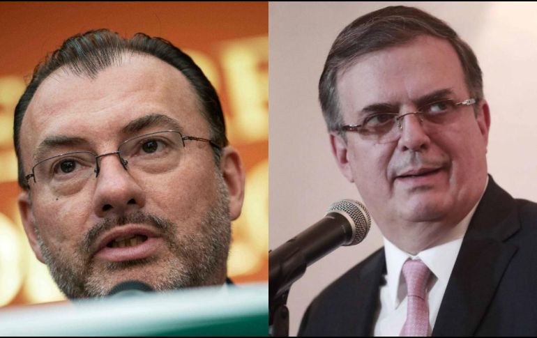 Videgaray y Ebrard tenían previsto dar un mensaje a medios este martes a las 11:00 horas. ESPECIAL