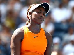 La tercera cabeza de serie sufrió cinco quiebres de servicio en el duelo de 84 minutos. AFP / A. Bello