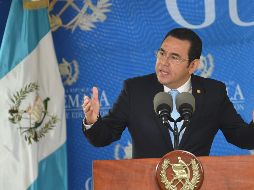 Jimmy Morales anunció que no renovaría el mandato de la Cicig por sembrar el terror judicial, llevar a cabo investigaciones sesgadas y partidarias; y violar leyes locales e internacionales. AFP/J. Ordonez