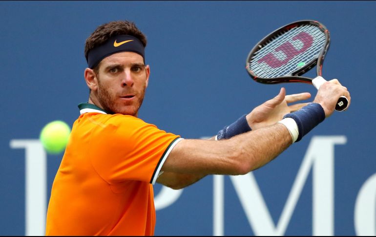 El partido en la pista principal de Flushing Meadows fue cerrado, pero Del Potro logró llevarse la victoria. AFP/Elsa