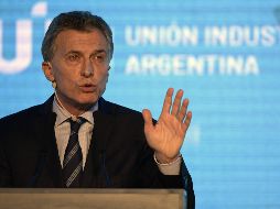 Macri ofreció un discurso por segundo día consecutivo después de haber modificado por completo la estructura de su gobierno al eliminar siete ministerios y reducirlos a secretarías, lo que ya reforzó las crecientes protestas sociales. AFP / J. Mabromata