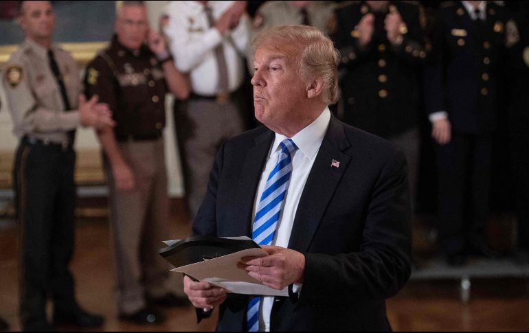 Trump no descartó que pueda reunirse con Rohaní durante su visita a Nueva York. AFP/N. Kamm