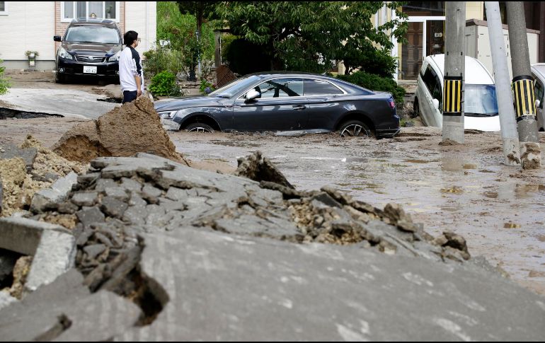 El temblor se produce apenas dos días después del paso este martes por la región occidental del archipiélago del tifón ''Jebi''. AP / H. Yamauchi