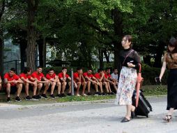 La Selección chilena se mantenía en un lujoso hotel de Sapporo, a la espera de que el aeropuerto sea habilitado para poder viajar a Corea del Sur para otro partido. ESPECIAL / anfpfotos.cl