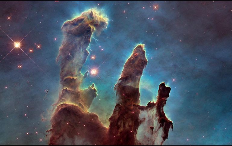 De acuerdo con la agencia espacial estadunidense, sólo las galaxias con barras a gran escala parecen tener discos internos de gran diseño 