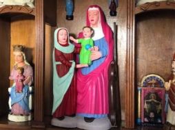 El resultado final presenta a las figurillas con colores muy vivos y el rostro perdió la naturalidad de las figuras originales. ESPECIAL/elcomercio.es