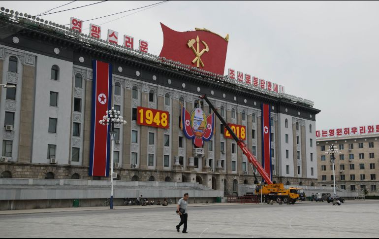 La República Popular Democrática de Corea fue creada el 9 de septiembre de 1948, tres años después de que Moscú y Washington dividieran la península. AFP / E. Jones