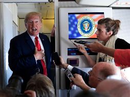 ''Jeff (Sessions) debería estar investigando quién es el autor de ese artículo, porque realmente creo que es (un tema de) seguridad nacional'', subrayó el mandatario. AP / S. Walsh