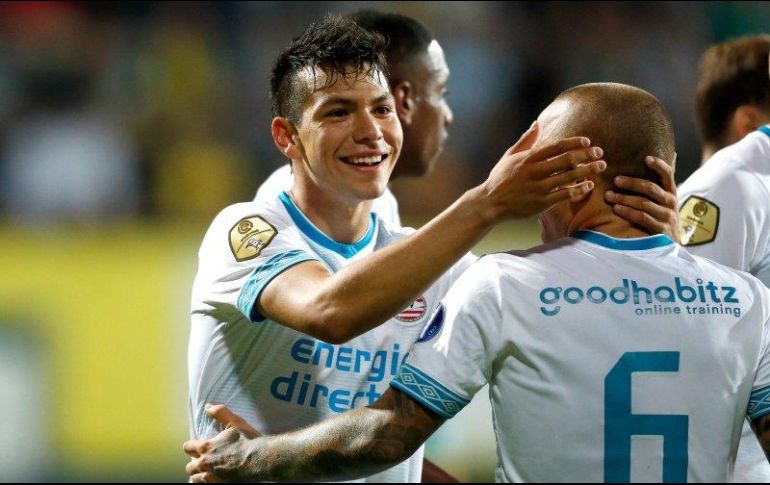 Lozano se ha vuelto una pieza clave del PSV. TWITTER/@PSV