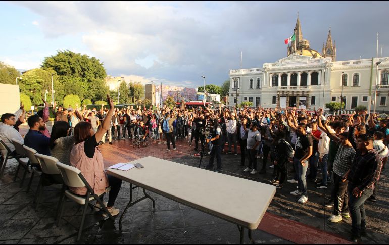 La FEU está dispuesta a asumir los acuerdos y acciones que proponga la UNAM después de las agresiones a alumnos. ESPECIAL