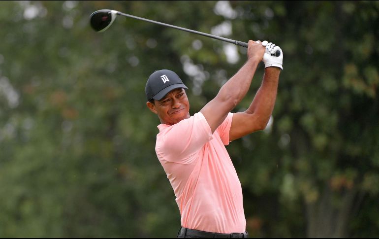 Tiger está en la duodécima posición del torneo. AFP/D. Hallowell