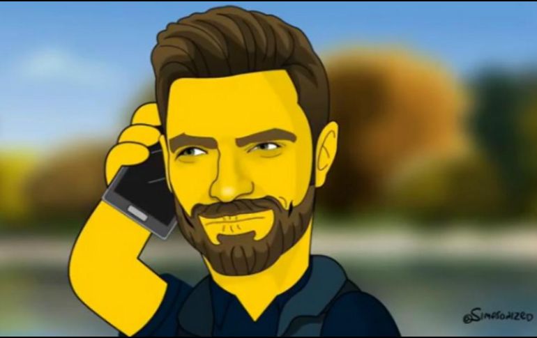 El actor personificado invita a Homero Simpson a las Fiestas de la calle Miami. INSTAGRAM / juliangil