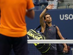 Nadal se retiró el viernes en su encuentro contra Del Potro cuando perdía por 7-6 (7/3) y 6-2. AFP/K. Betancur