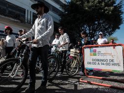 La Vía cuenta con siete programas: Ciclo tour; Actividades recreativas; Juegos monumentales; Exprésate en la vía; Compañero fiel; Préstamo libre y Área infantil. EL INFORMADOR / ARCHIVO