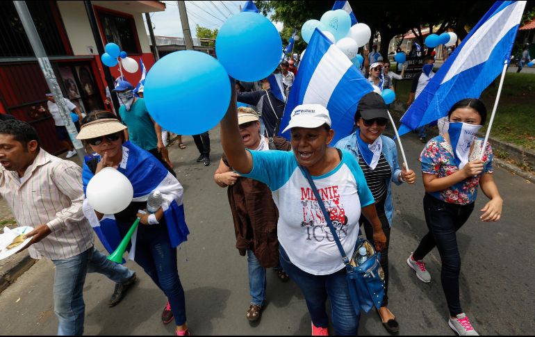 La marcha fue convocada por los padres de cientos de manifestantes presos. AP / A. Zúñiga