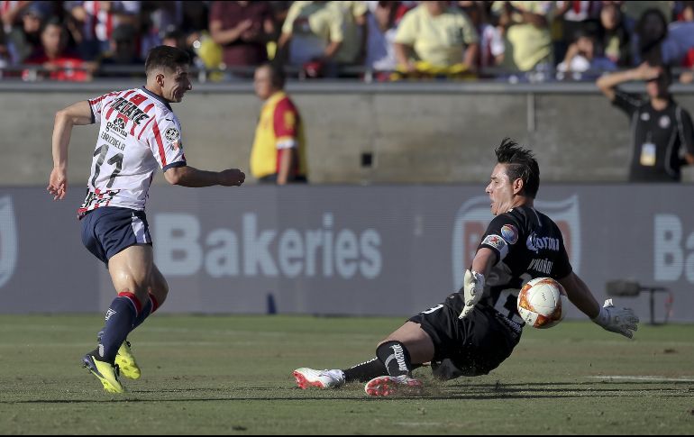 Muñoz no pudo irse con su meta intacta, pese a que su escuadra fue ligeramente mejor que la rival. MEXSPORT / V. Posadas