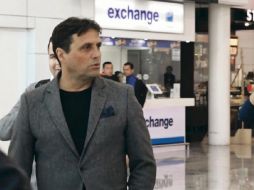 Ángel Guillermo Hoyos no hizo declaraciones a su llegada a Guadalajara. ESPECIAL