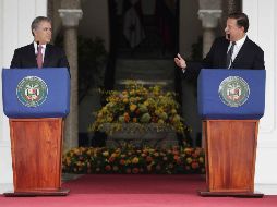 En conferencia de prensa conjunta con el presidente panameño, Duque clamó para que 