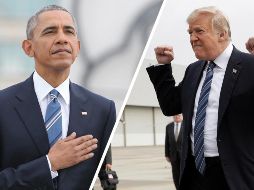 Miles de usuarios han comparado el mensaje de Trump con el que escribió Obama en Twitter. ESPECIAL