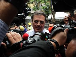 Ebrard dijo que se han enviado más de 100 invitaciones a jefes de Estado y representantes de organismos internacionales para la toma de posesión de López Obrador. NTX/A. Monroy