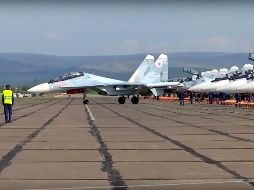 Las pruebas permitirán “incrementar el nivel de destreza de la tropa en tierra, mar y aire. AP/Ministerio de Defensa de Rusia