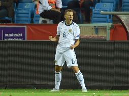 Cheryshev, de 27 años, fue la revelación de la ''Sbornaïa'' en el pasado Mundial de Rusia, donde metió cuatro goles. AFP / ARCHIVO