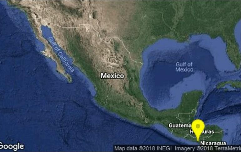 Hasta el momento, no se reportan personas lesionadas o daños materiales por el hecho. TWITTER/ @SSNMexico