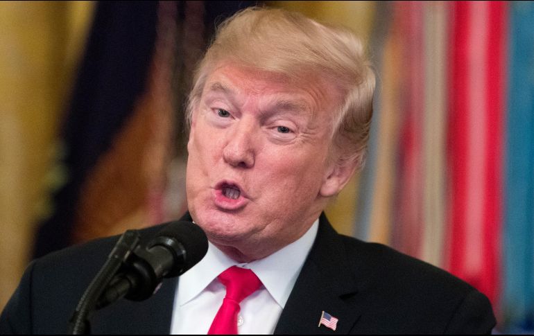 Las palabras de Trump se producen cuando la costa este de EU se prepara para la llegada del potente huracán 