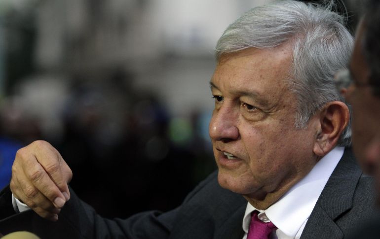 El encuentro ha iniciado a las 11:00 horas de este jueves y a el también asiste la futura secretaria de Gobernación, Olga Sánchez Cordero. NTX / A. Monroy