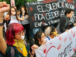 Los primeros contingentes de universitarios comenzaron a perfilarse alrededor de las 16:00 horas sobre avenida Paseo de la Reforma, frente al Museo de Antropología e Historia. NTX/J. Lira