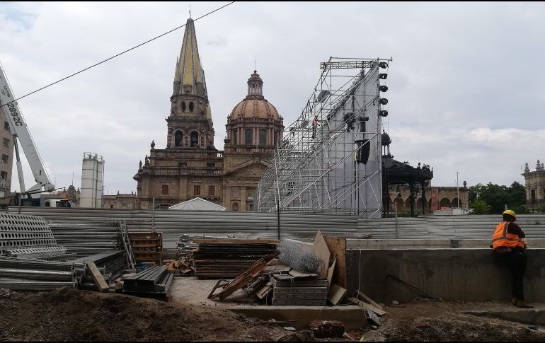 Hasta el momento se mantiene cerrado el ingreso a los transeúntes por los trabajos de adecuación. EL INFORMADOR