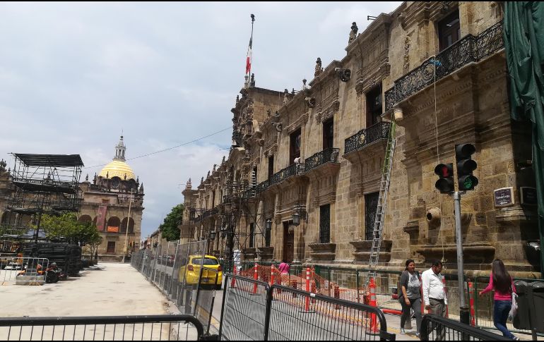 Hasta el momento se mantiene cerrado el ingreso a los transeúntes por los trabajos de adecuación. EL INFORMADOR