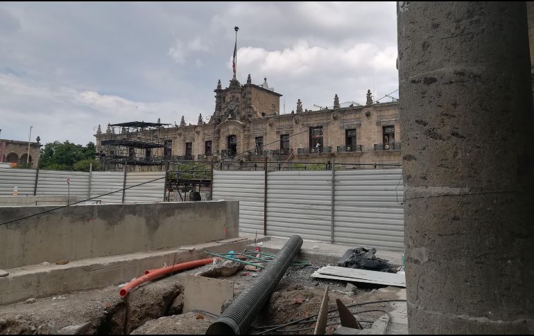 Hasta el momento se mantiene cerrado el ingreso a los transeúntes por los trabajos de adecuación. EL INFORMADOR